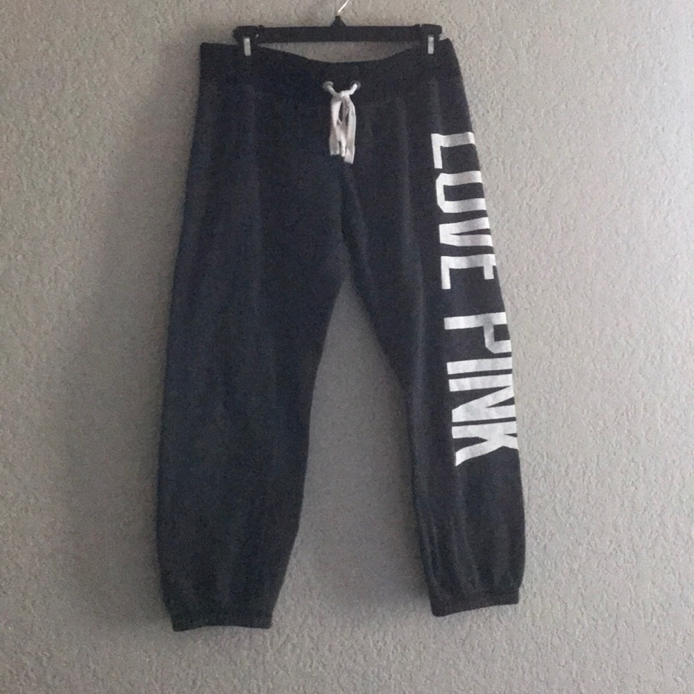 VS Pink Capri sweatpants